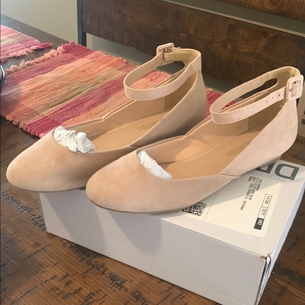 Dream Paris Tan Classic Ballet Flats